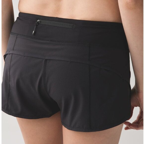 Lululemon Speed Short *4-way Stretch 2.5" Black - Picture 6 of 6
